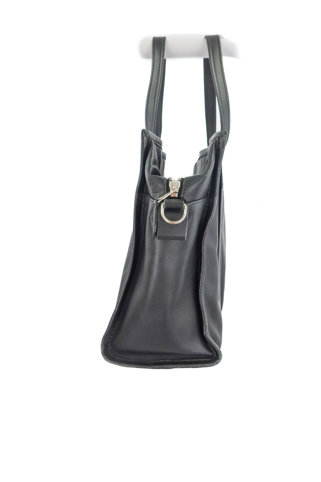 Balenciaga Bazaar shopper black leather bag