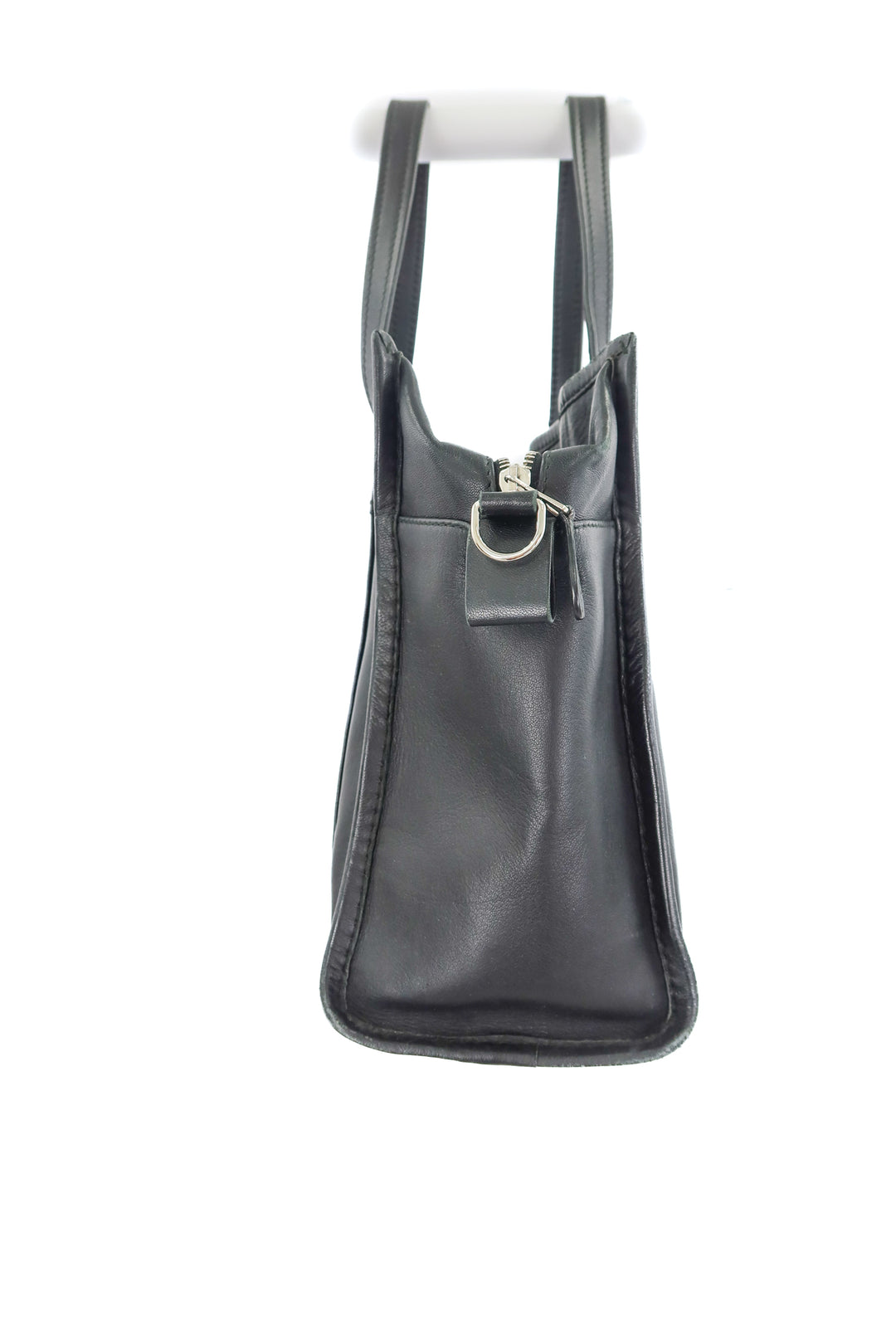 Balenciaga Bazaar shopper black leather bag