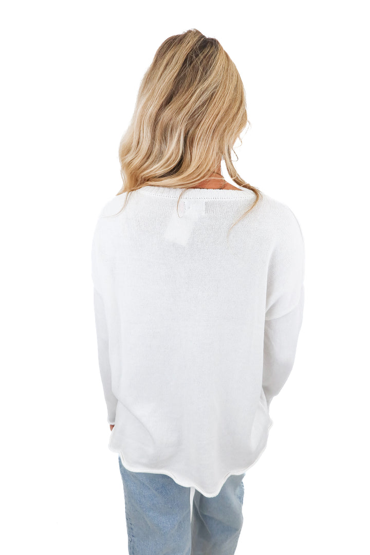 newport knits american flag sweater (s; retail $130)