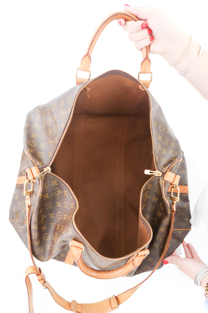 Louis Vuitton Keepall 60 monogram canvas (est. retail $2,700)