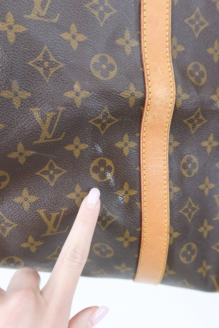Louis Vuitton Keepall 60 monogram canvas (est. retail $2,700)