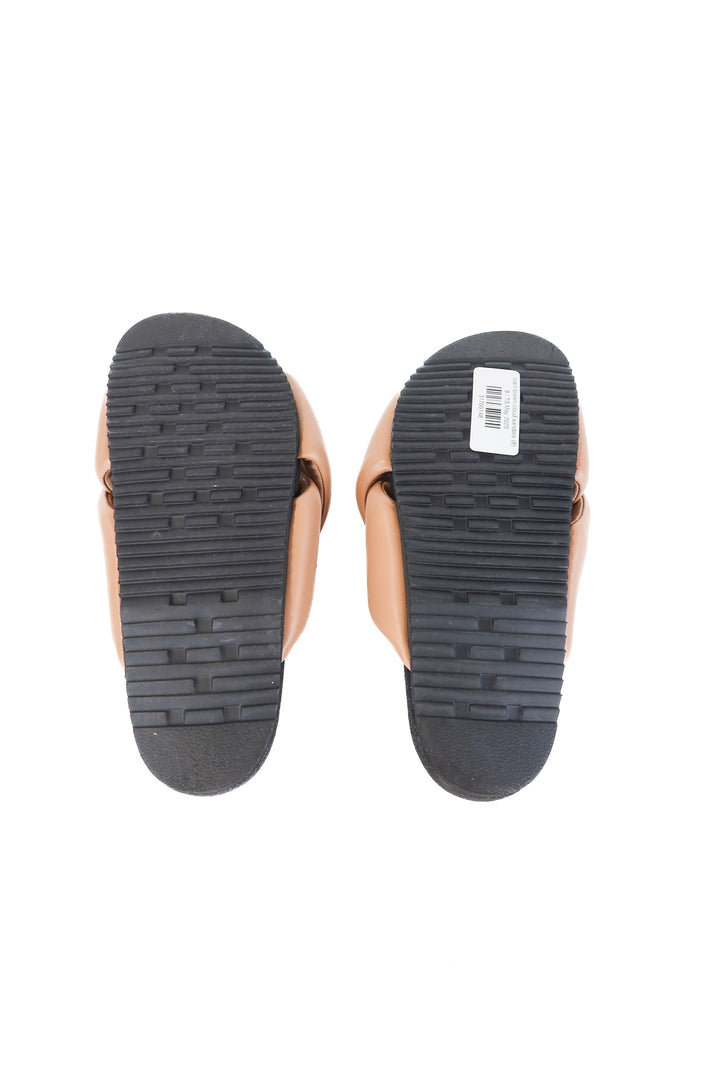 roam brown cloud sandals (8; retail $165)