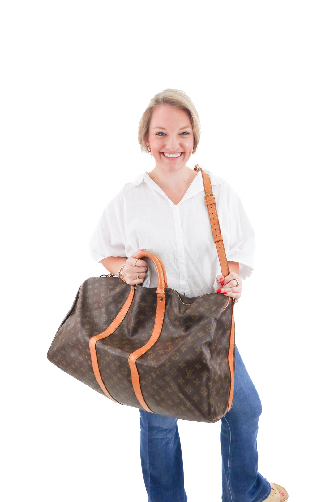 Louis Vuitton Keepall 60 monogram canvas (est. retail $2,700)
