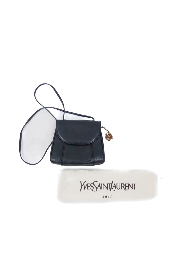 YSL Black Lizard Crossbody (vintage)