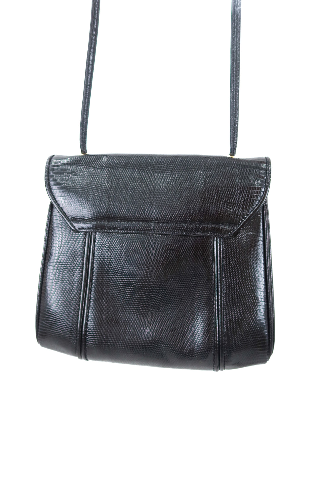 YSL Black Lizard Crossbody (vintage)