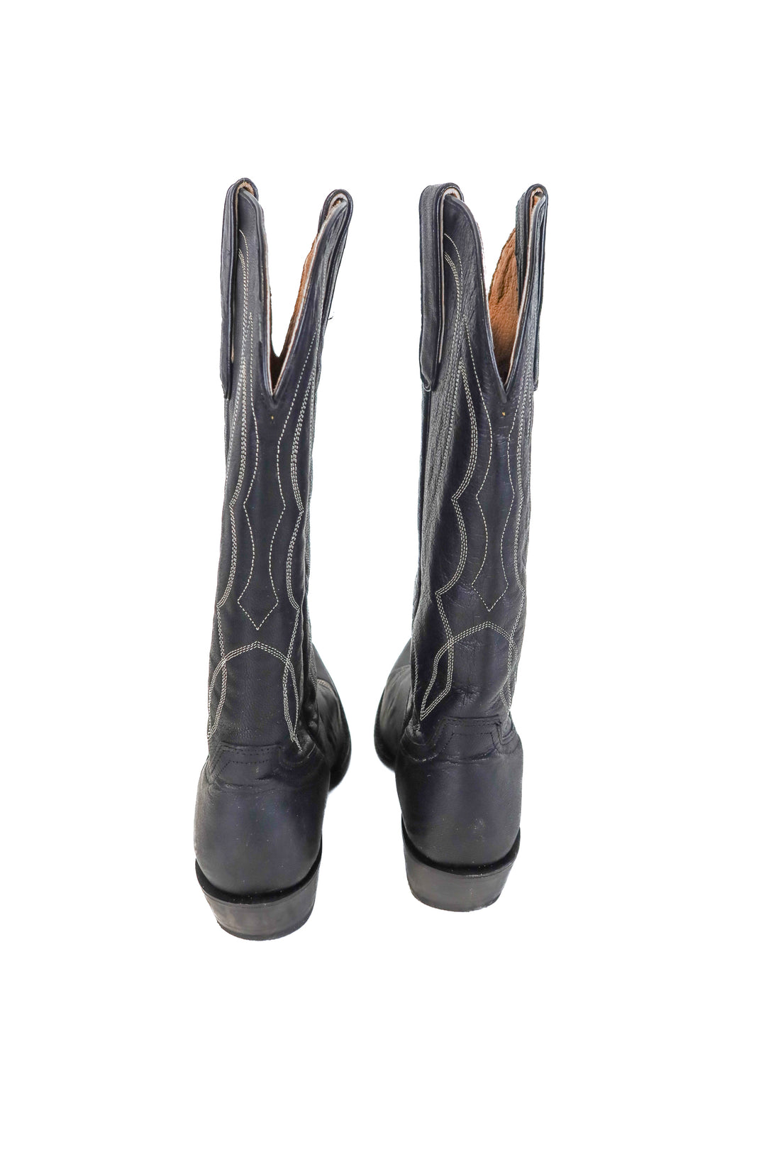 idyllwind black leather cowgirl boots (8; retail $219.50)