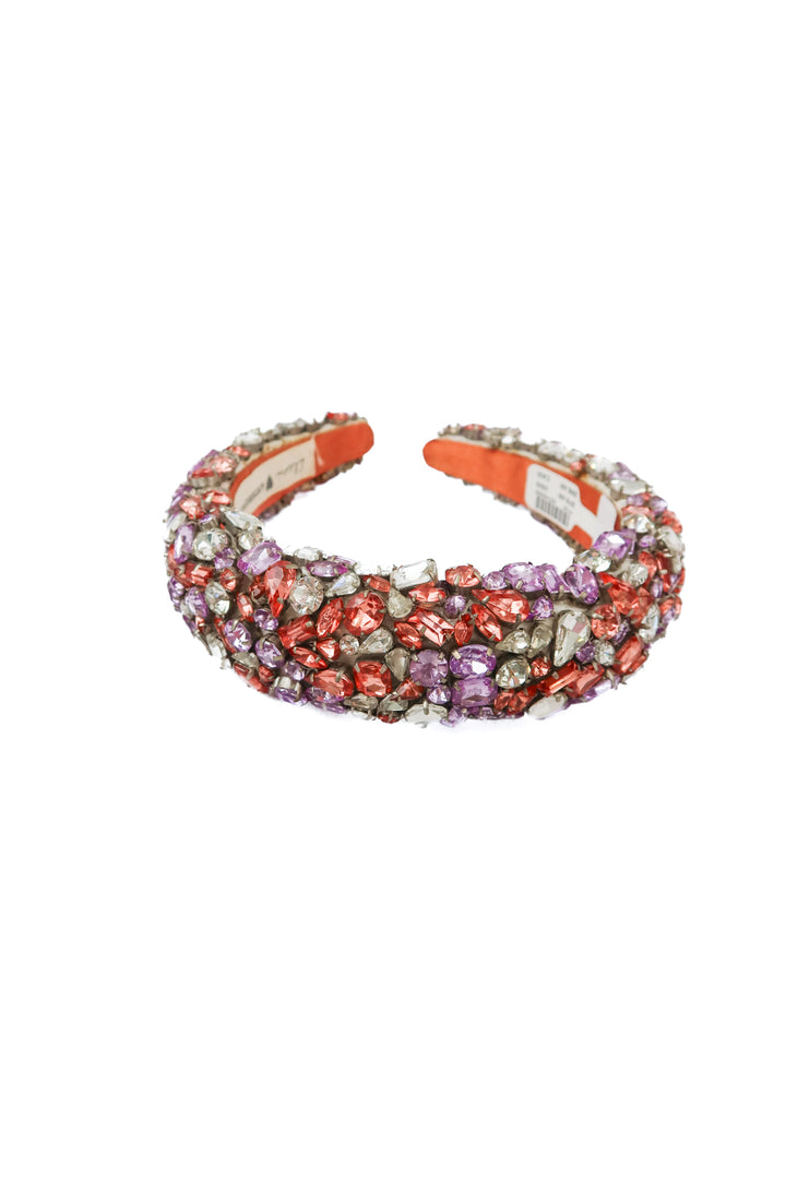 Anthropologie pink and purple rhinestone headband (retail $165)