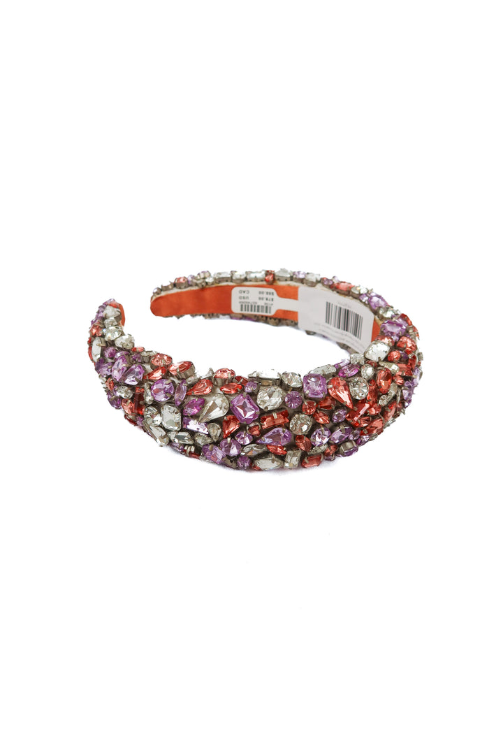Anthropologie pink and purple rhinestone headband (retail $165)