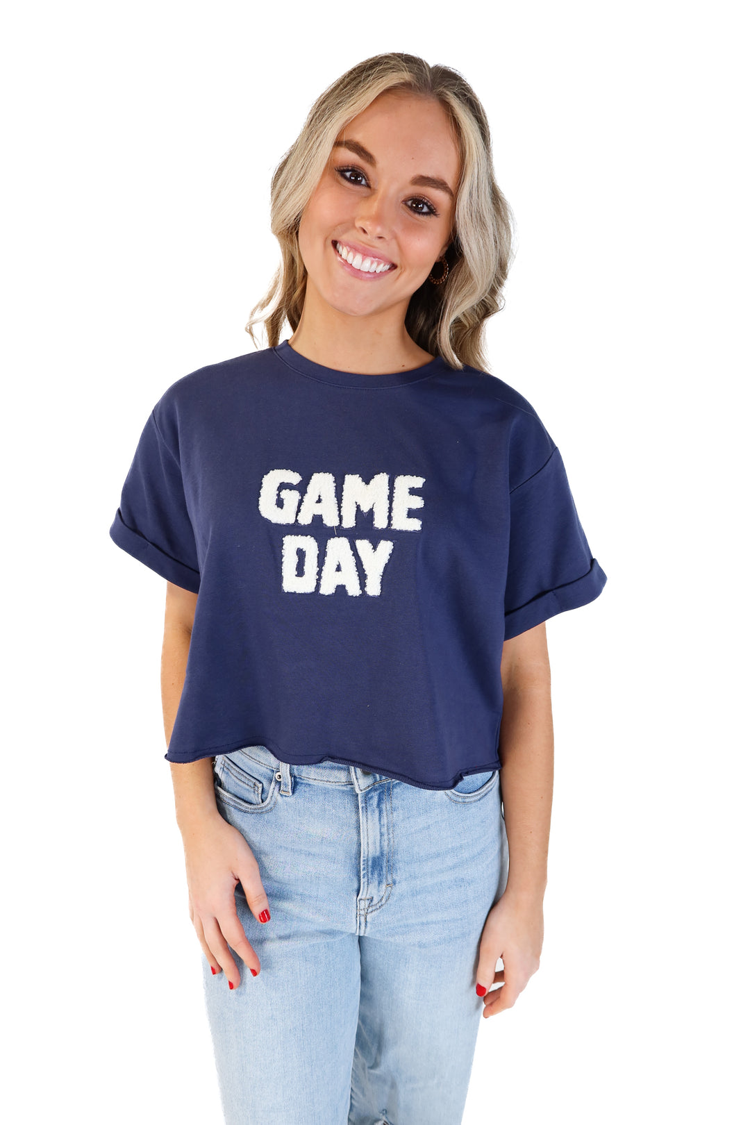 Le lis blue game day tee NWT (s)