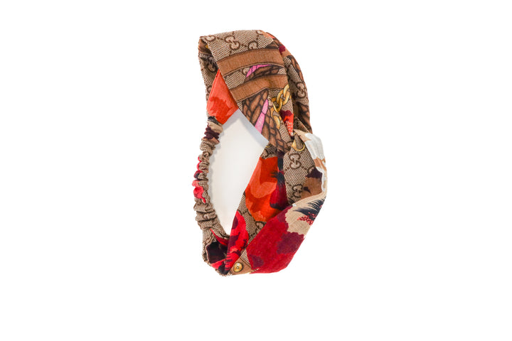 gucci wrap silk headband NWOT (retail $525)
