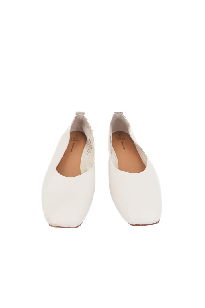 Time and Tru cream square toe ballet flats (9)
