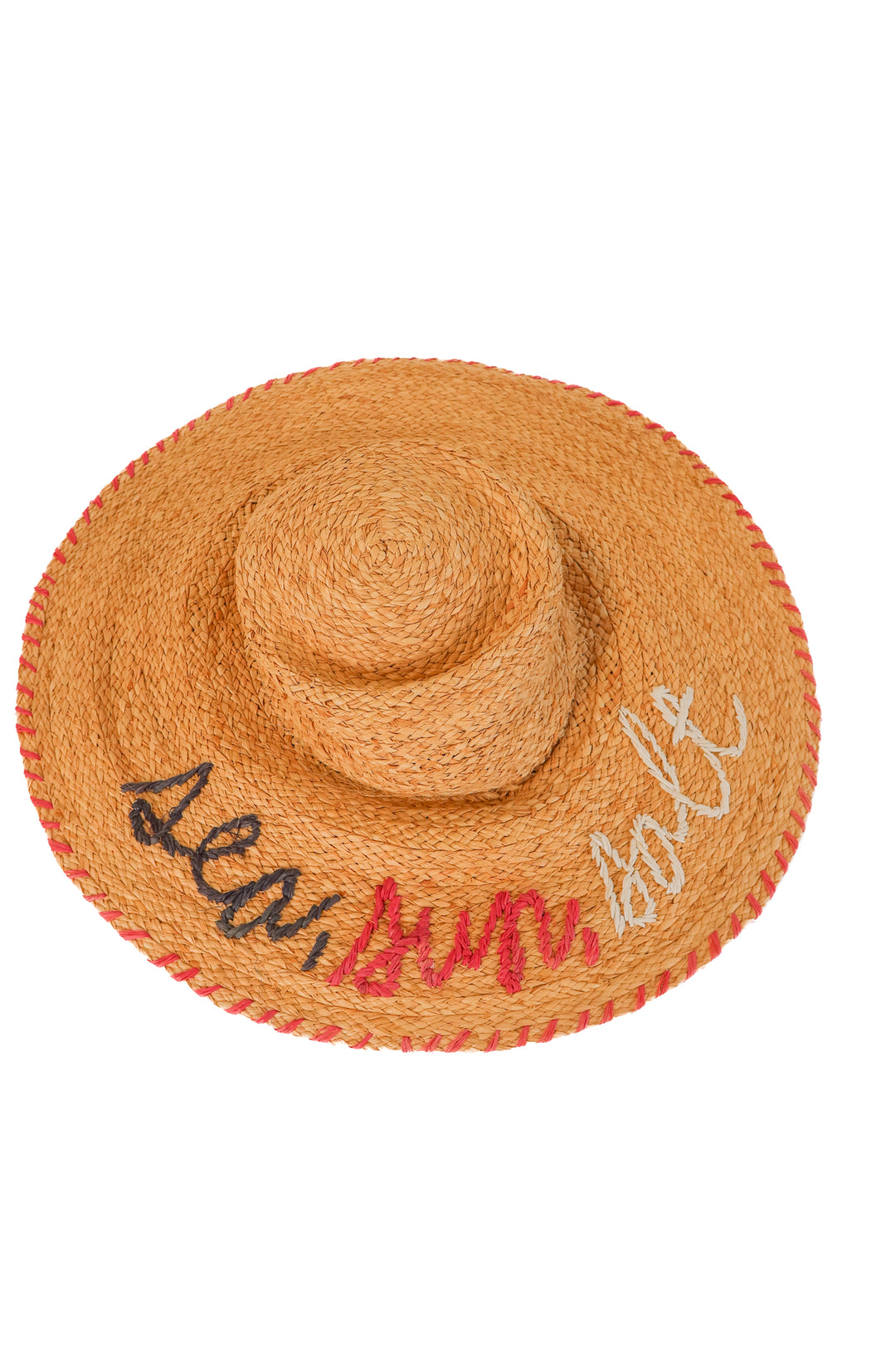 sundry straw wide brim hat (retail $98)