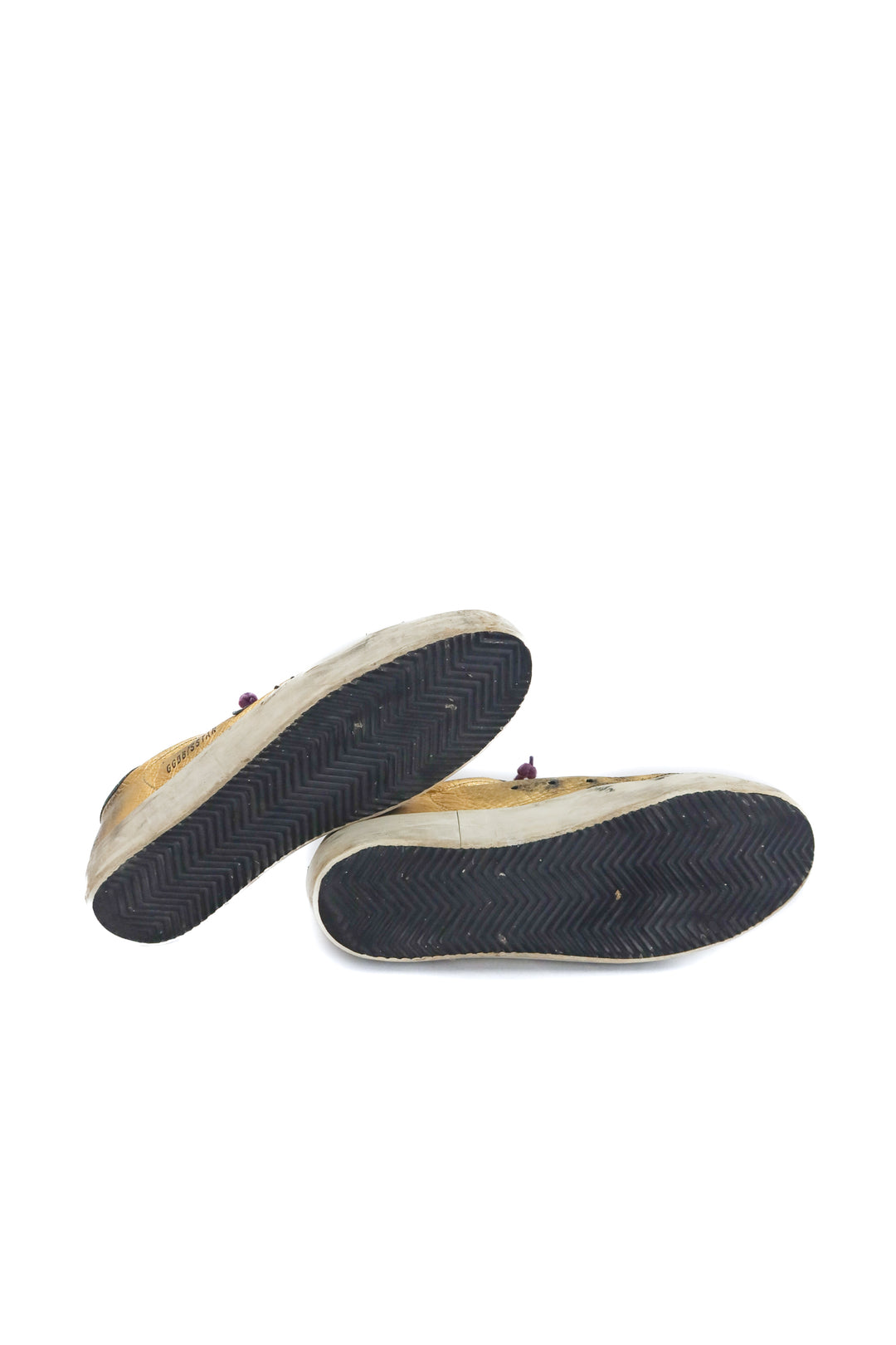 golden goose superstar metallic gold leather (40/ US10; retail $795)
