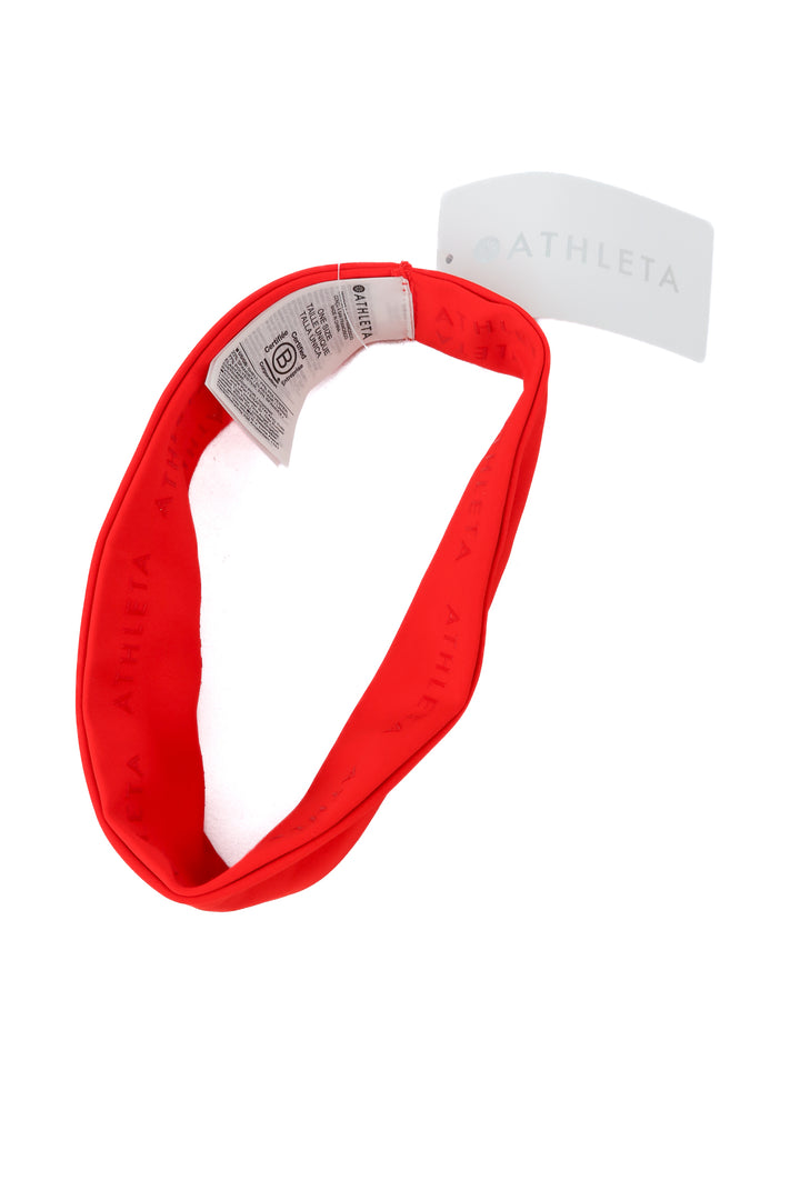 Athleta red headband NWT