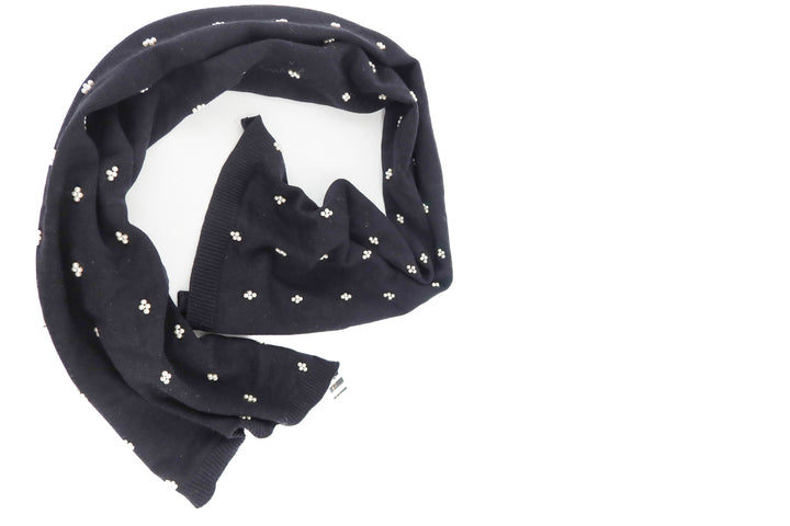 Lele Sadougi pearl cluster scarf and gloves NWT (retail $290)