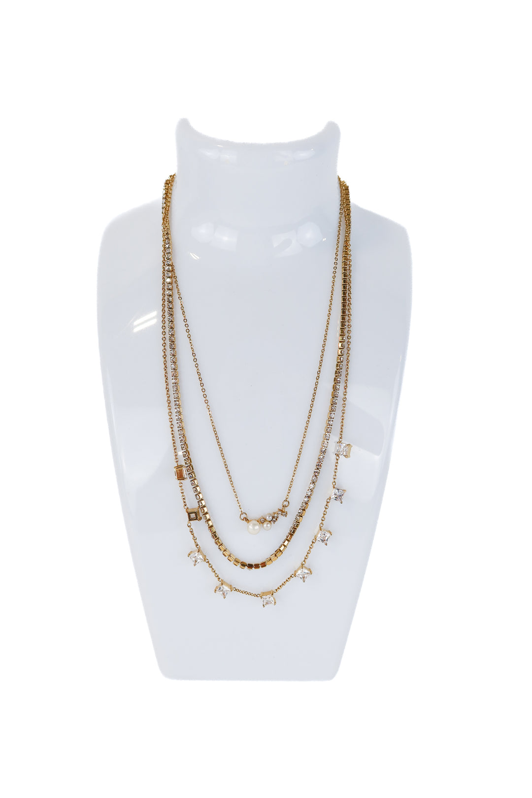 victoria emerson 3 layer necklace (retail $68)