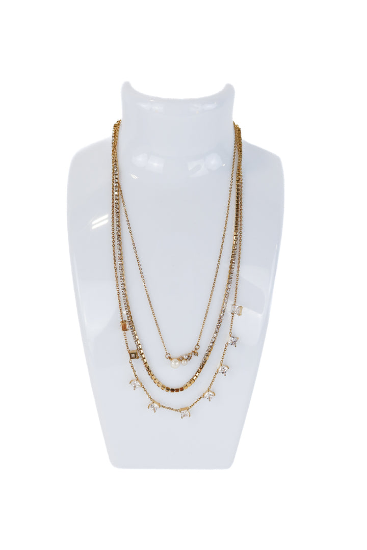 victoria emerson 3 layer necklace (retail $68)