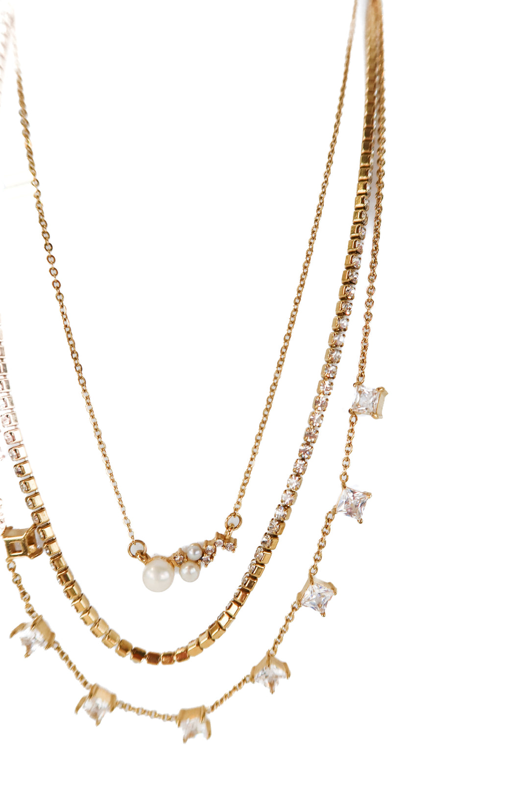 victoria emerson 3 layer necklace (retail $68)