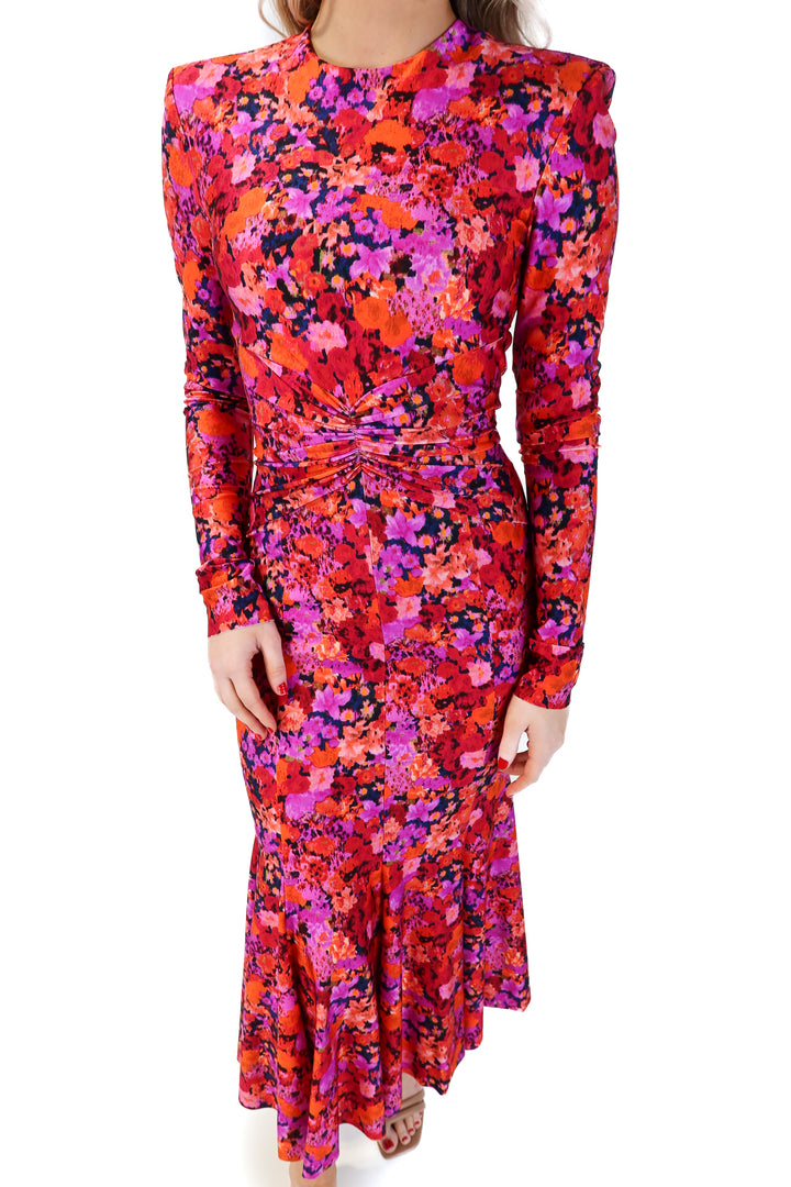 Philosophy floral long sleeve maxi dress (s; retails for $776)