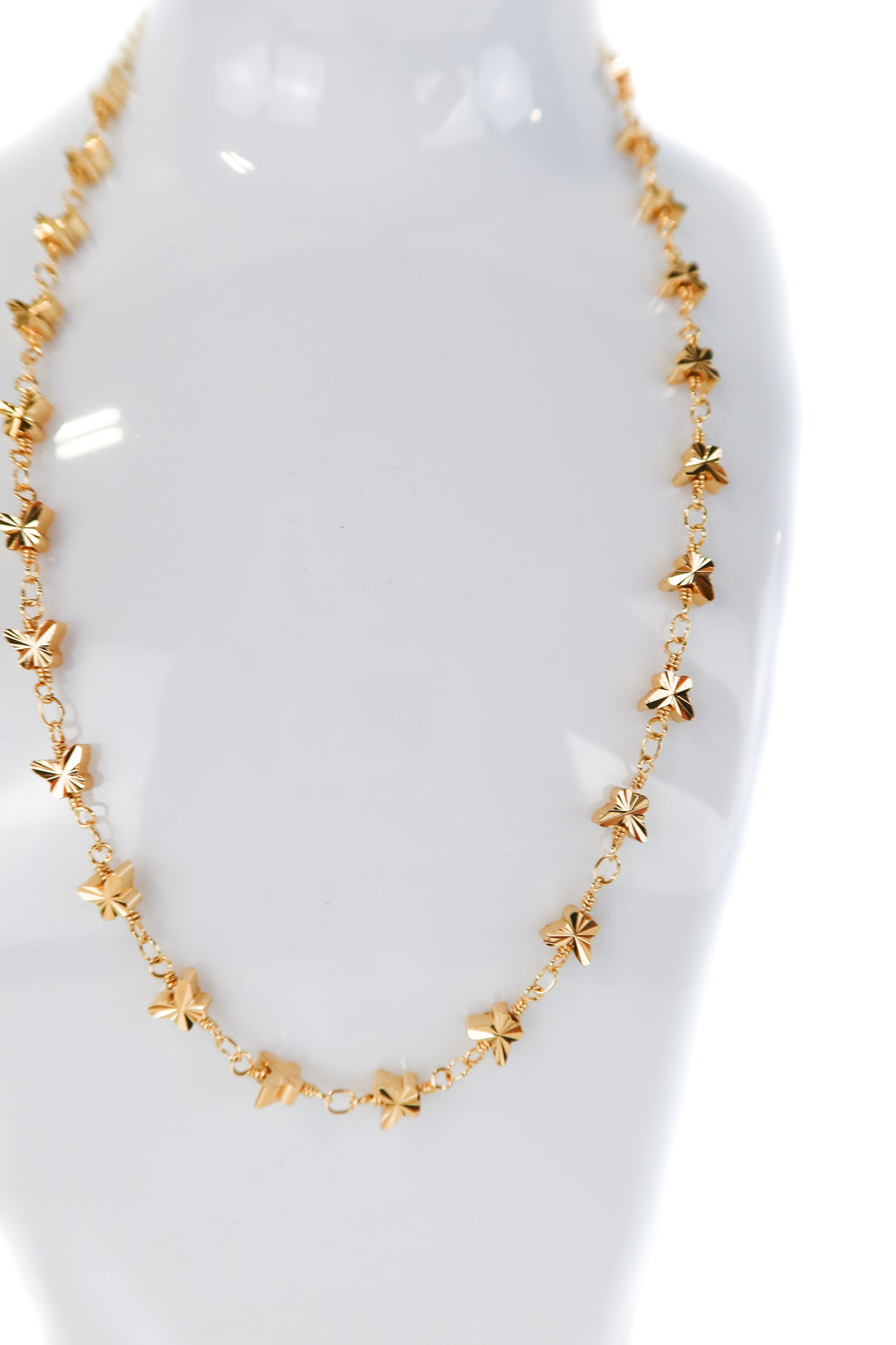 victoria emerson gold butterfly necklace (retail $58)