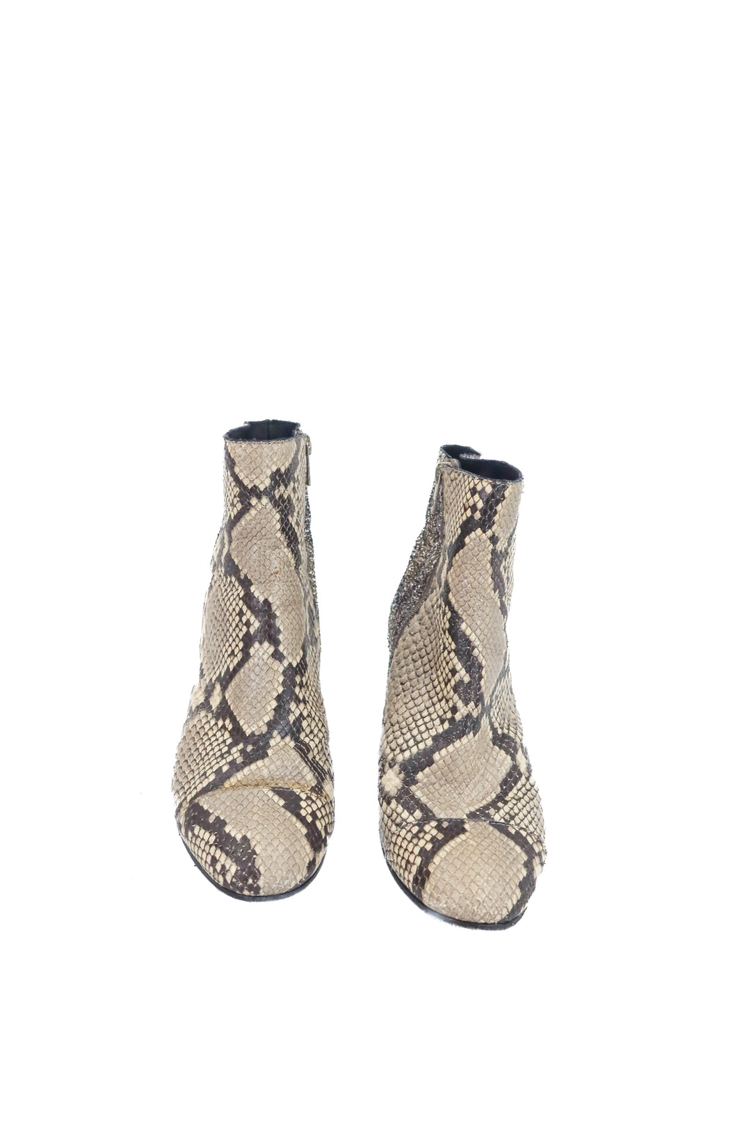 zadig & voltaire snakeskin and glitter booties (39)