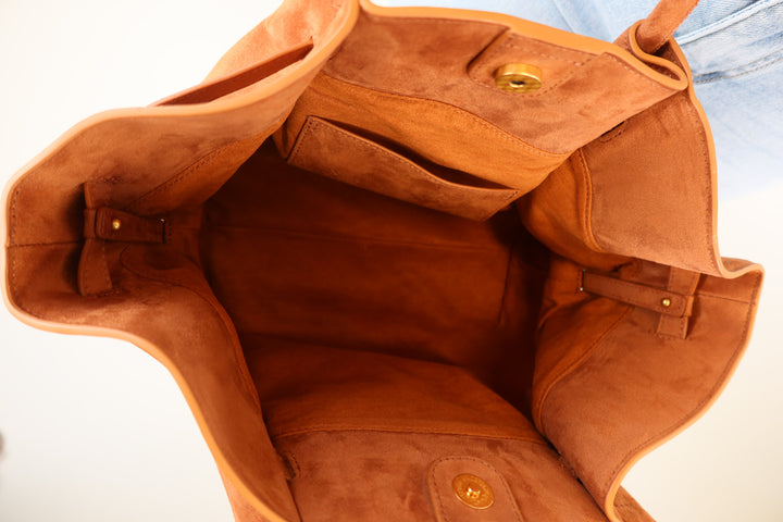 JW Pei Brown Vegan Suede Handbag NWT; Retail $130