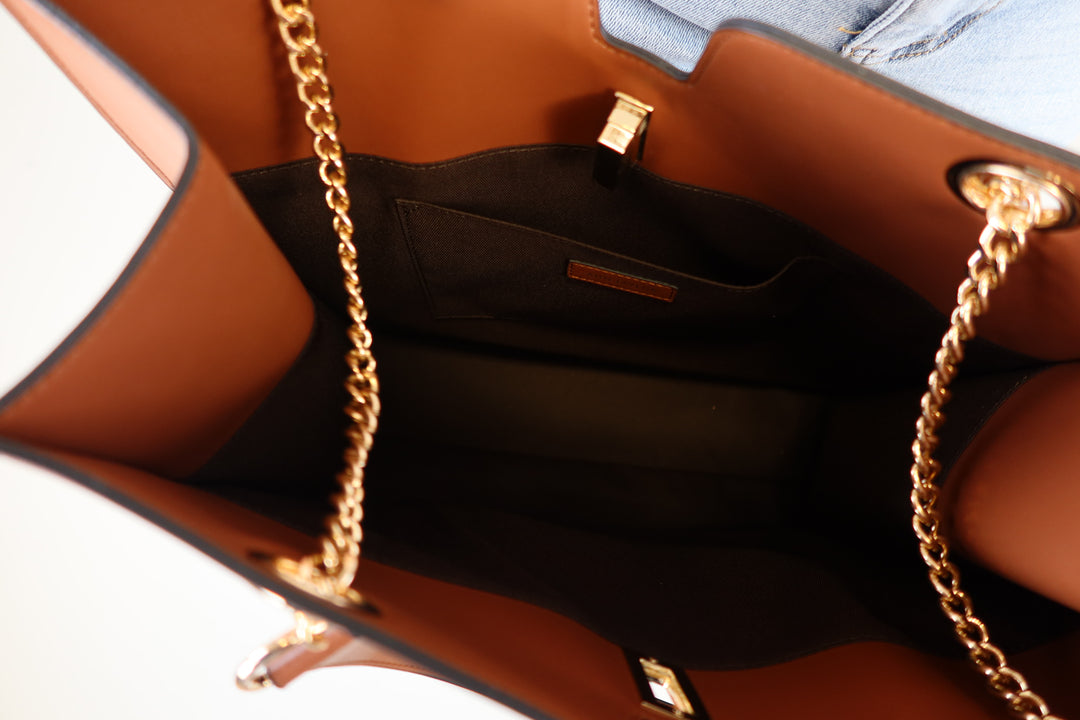 Ann Taylor Large Brown Handbag NWOT