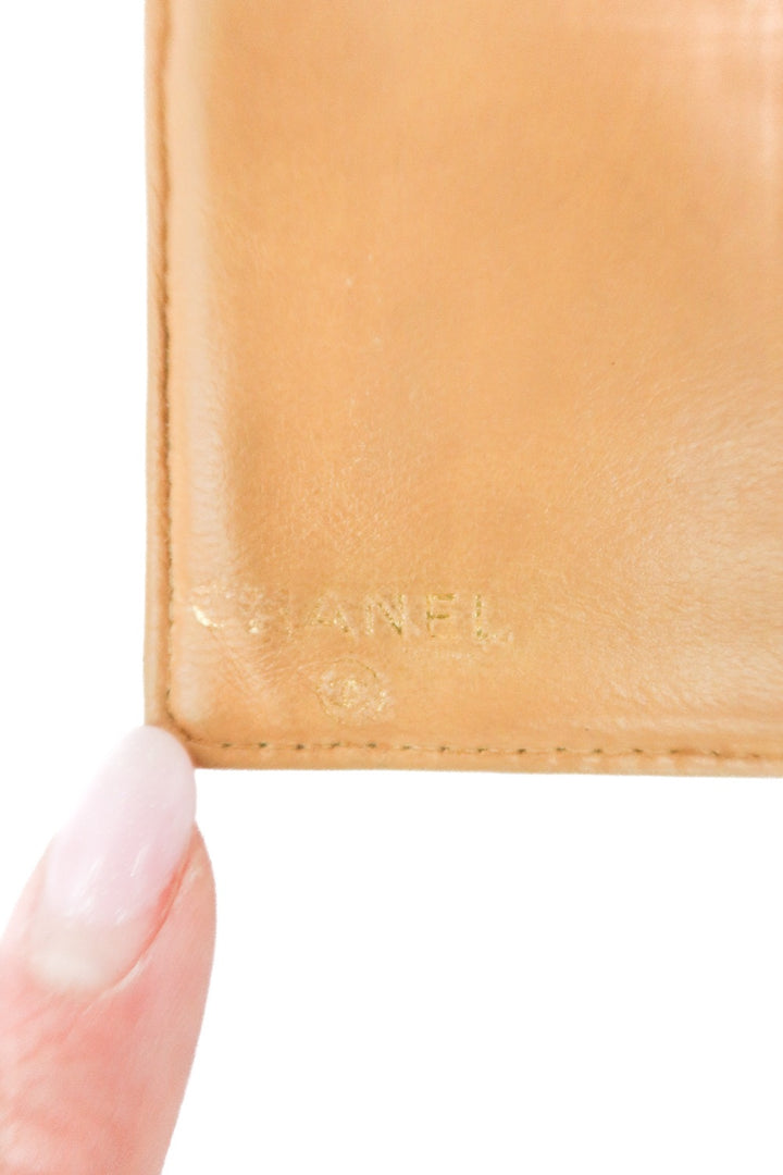 Chanel Caviar Tan Wallet (vintage)