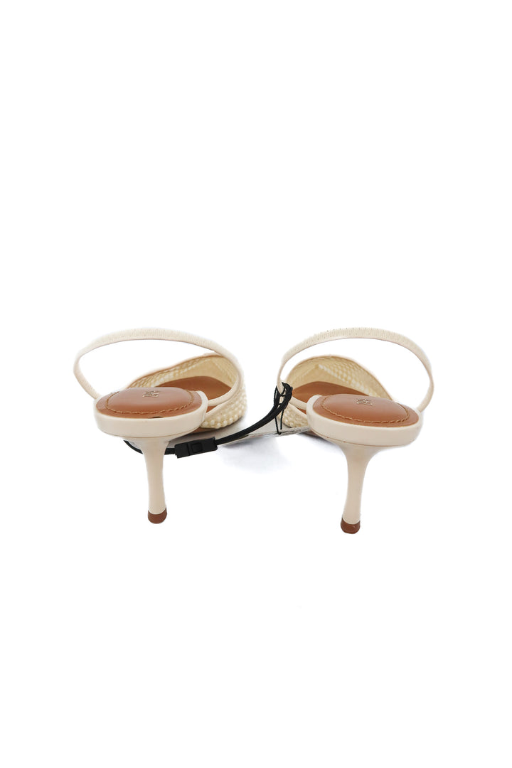 Zara pearl heels NWT (40; retail $79.90)