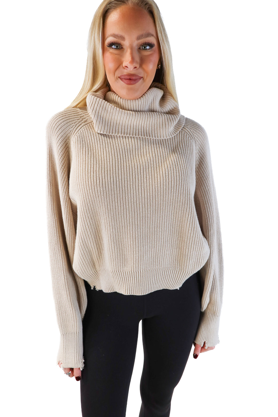 Pistola Wheat Colored Cotton Sweater (M; retail $148)