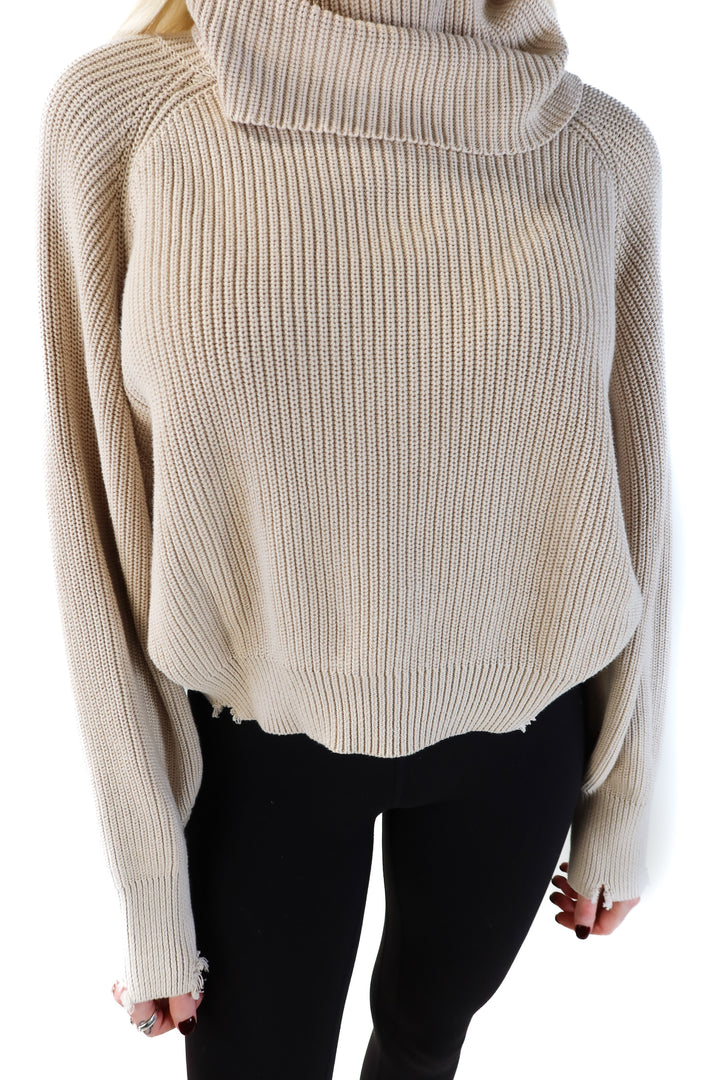 Pistola Wheat Colored Cotton Sweater (M; retail $148)