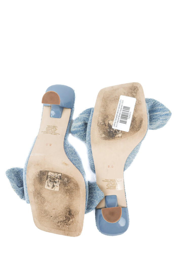 Jeffrey Campbell denim sandals (8.5; retail $125)