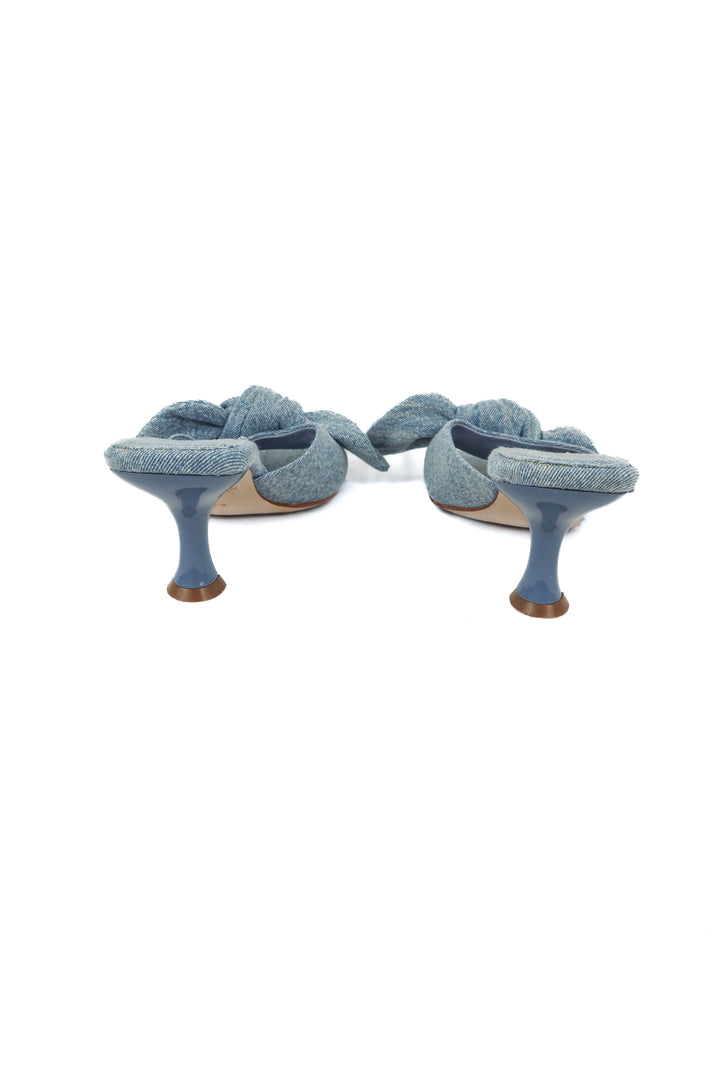Jeffrey Campbell denim sandals (8.5; retail $125)