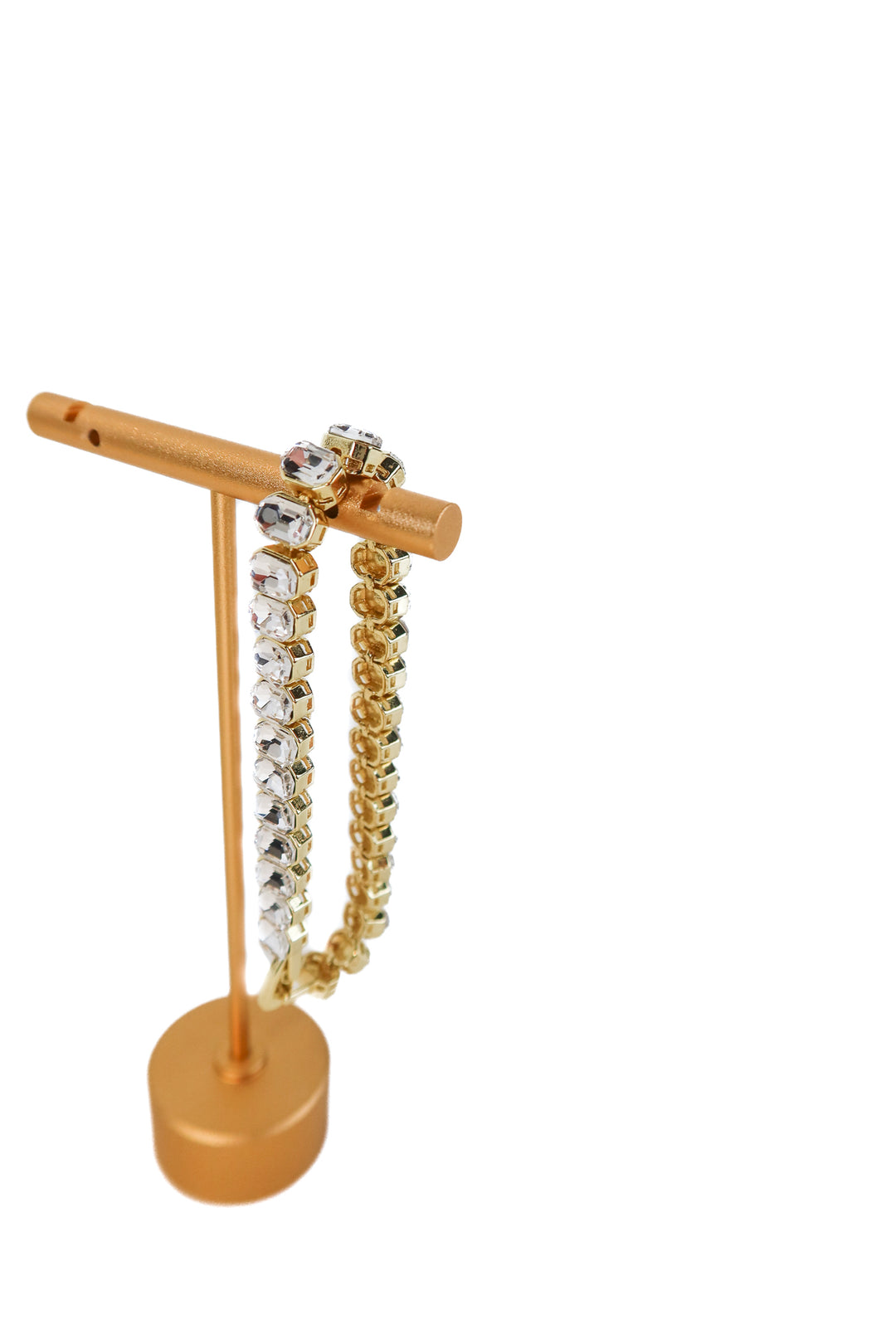 baublebar gold/crystal bracelet (retail $58)