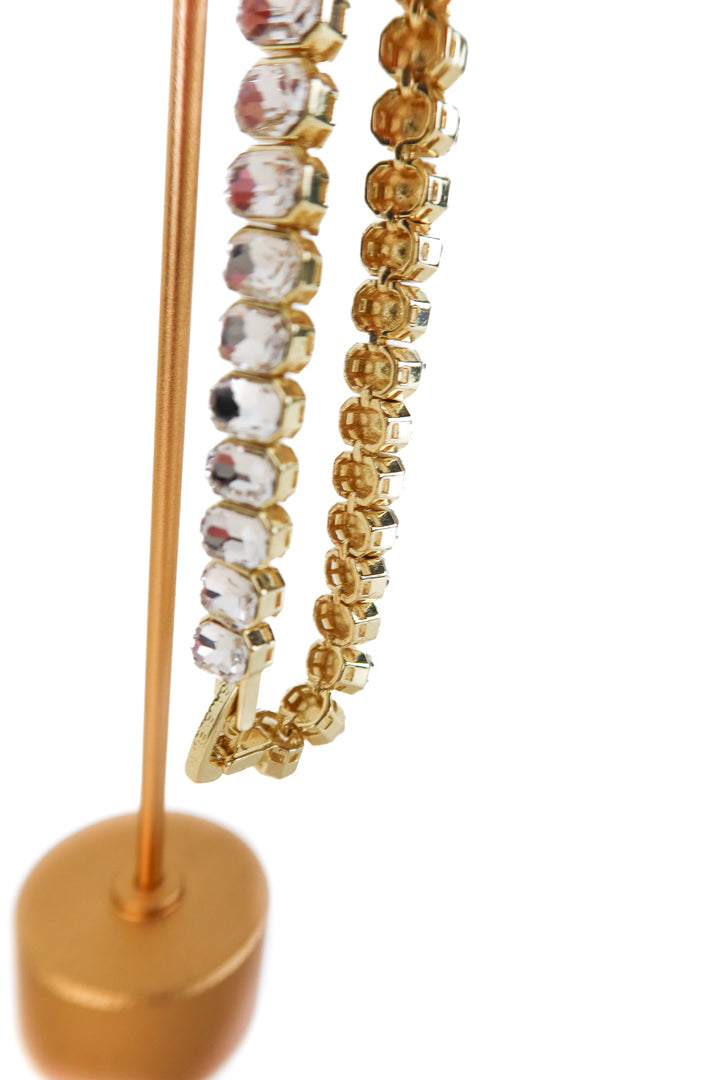 baublebar gold/crystal bracelet (retail $58)
