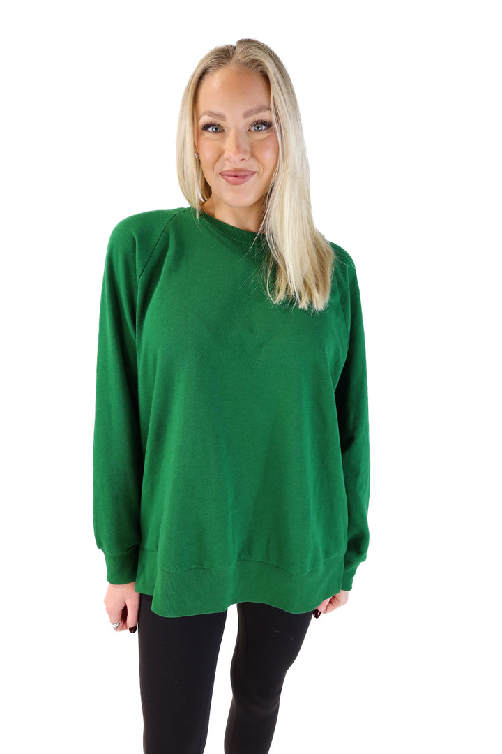 Colsie Green Sweatshirt (M)