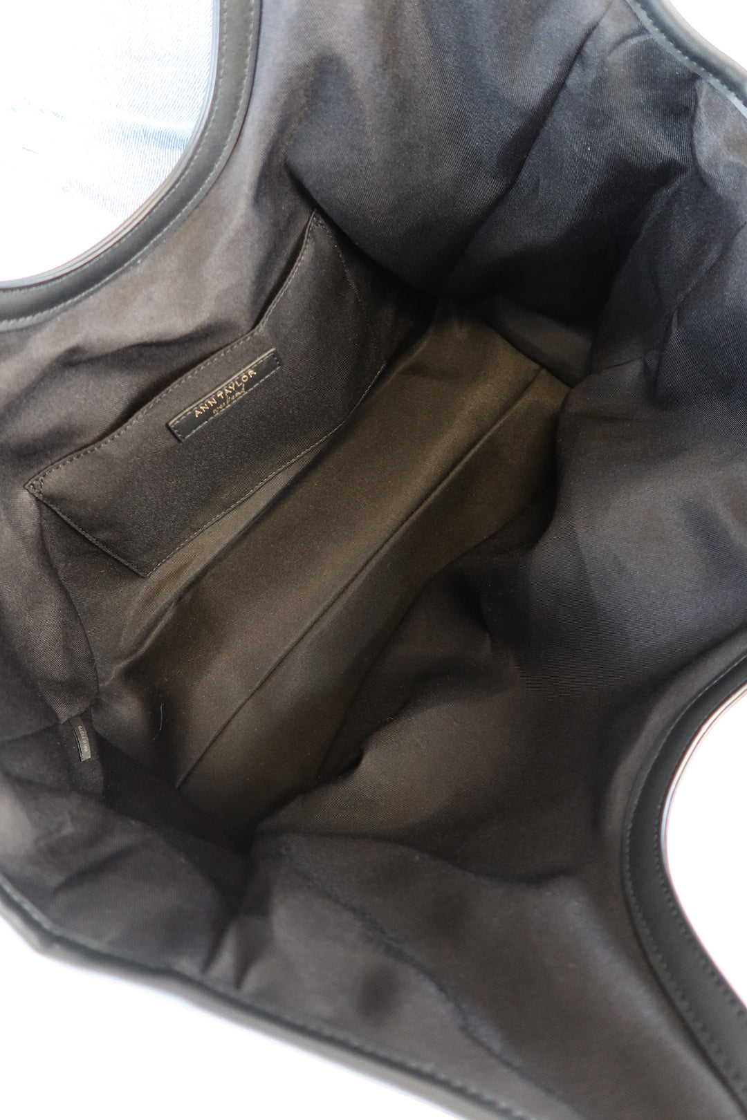 Ann Taylor Black Quilted Tote Bag (retail $112)