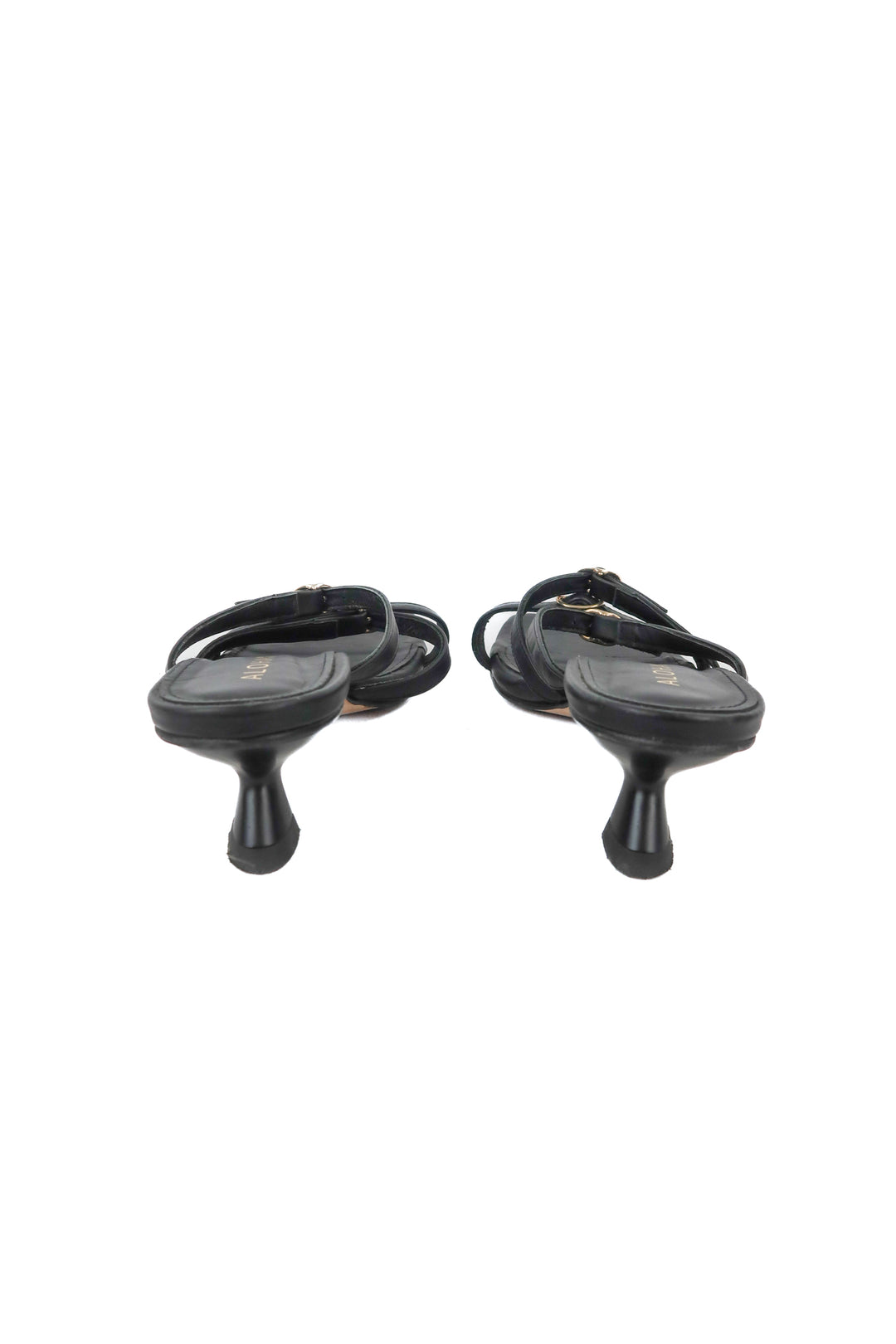 Alohas black buckle sandals (39)
