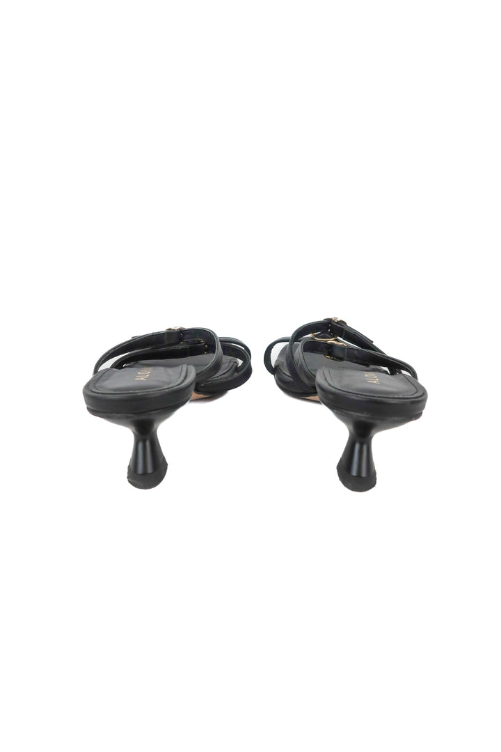 Alohas black buckle sandals (39)