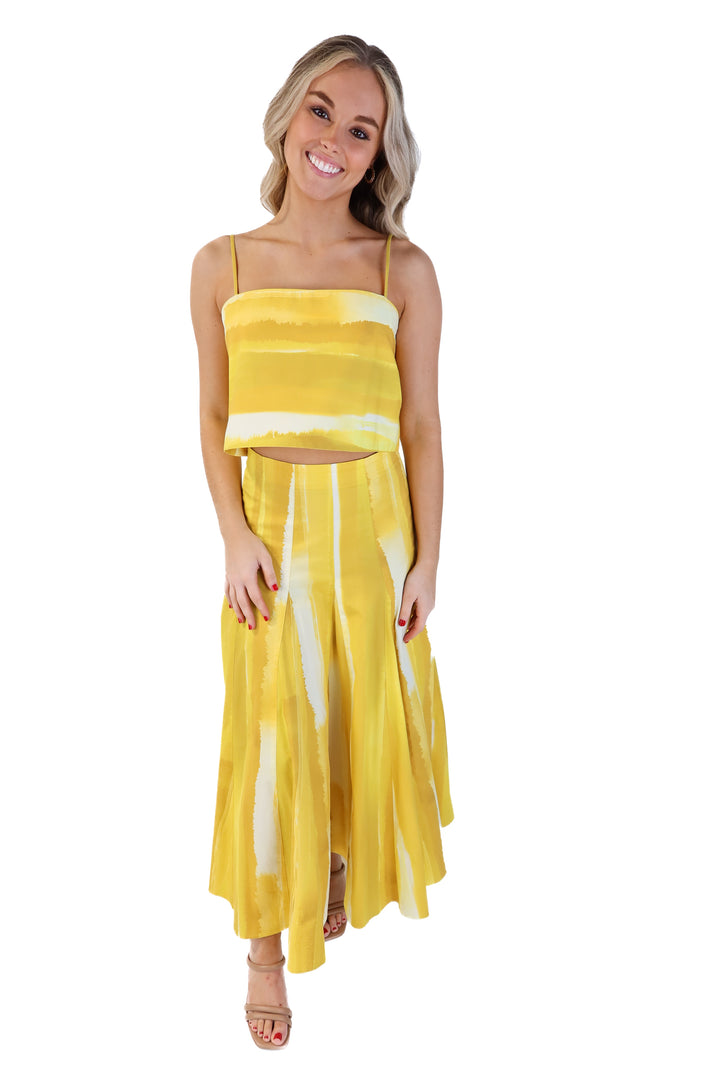 Antonio melani yellow midi dress (4; retails for $229)