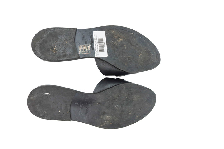 See by Chloe black sandals (39; retail $275)