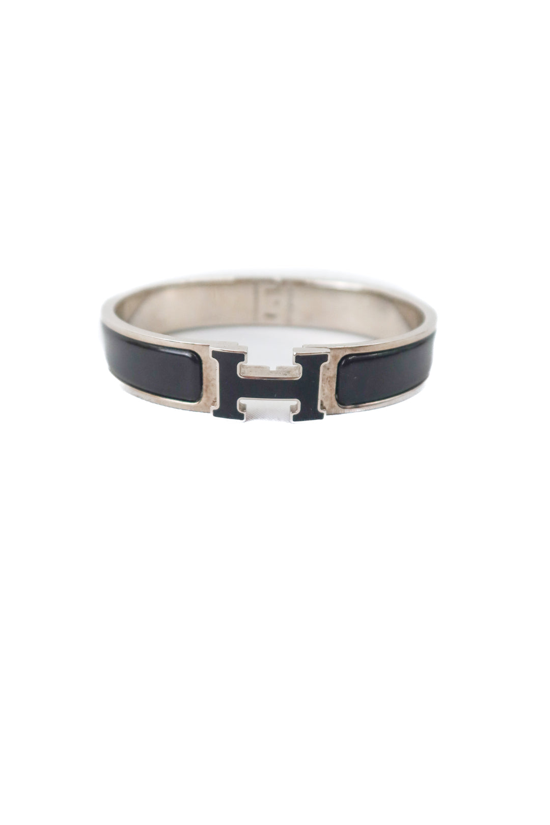 Hermes Black Clic H Bracelet GM (retail $810)