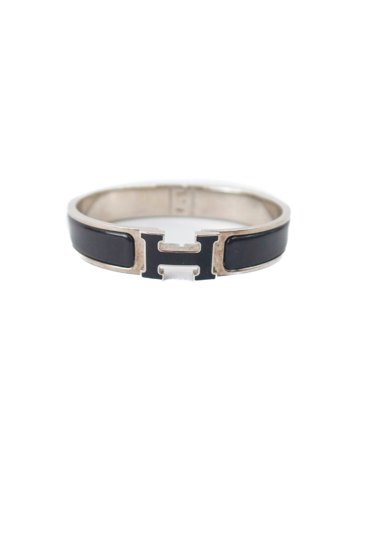 Hermes Black Clic H Bracelet GM (retail $810)
