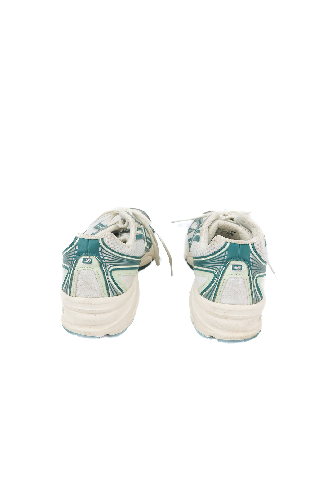 Green New Balance sneakers (8.5; retail $115)
