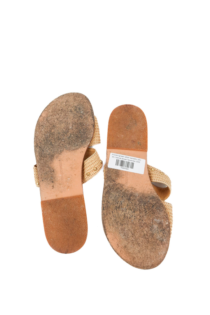 Ancient greek rattan sandals (40/ US9.5-10)