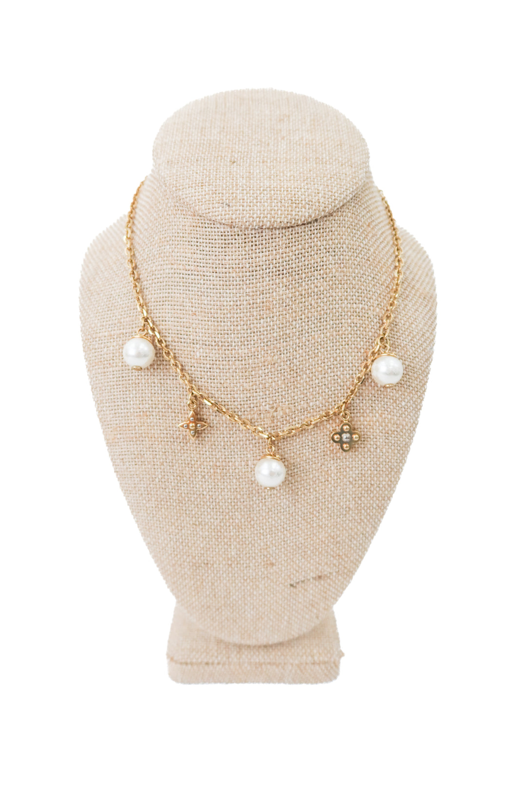 Louis Vuitton Resin Pearl Necklace (retail $483)