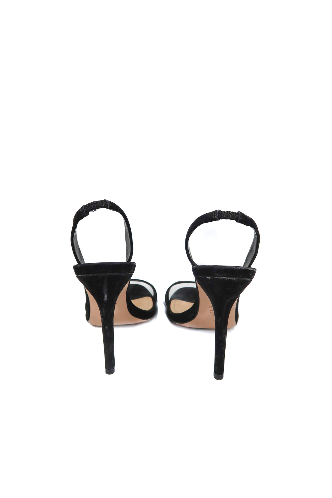 Schutz black suede heel (8.5)