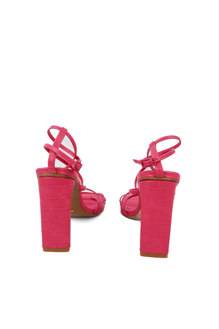 Billini pink strappy heels (8)