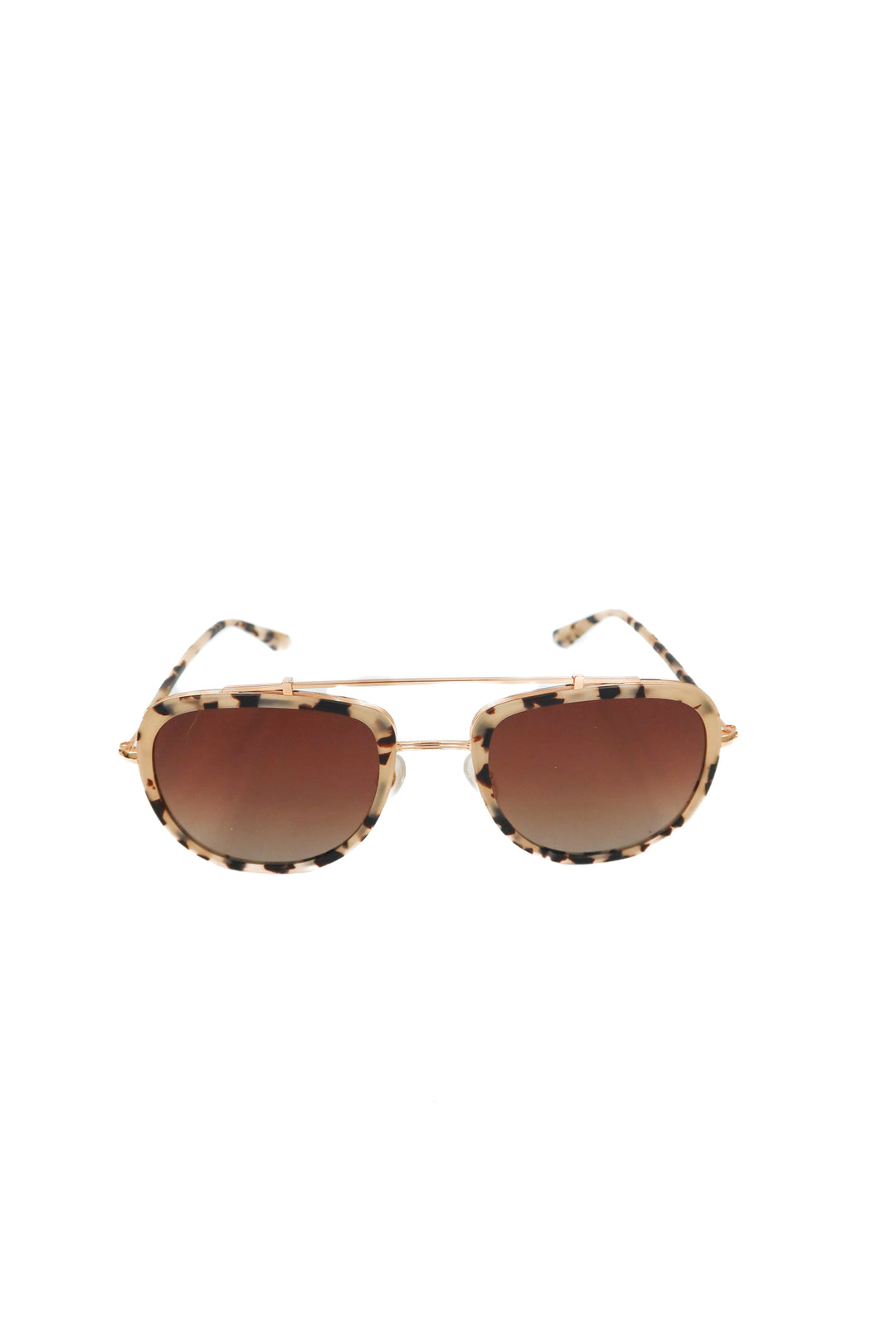 Krewe round tortise aviator sunglasses (retail $365)