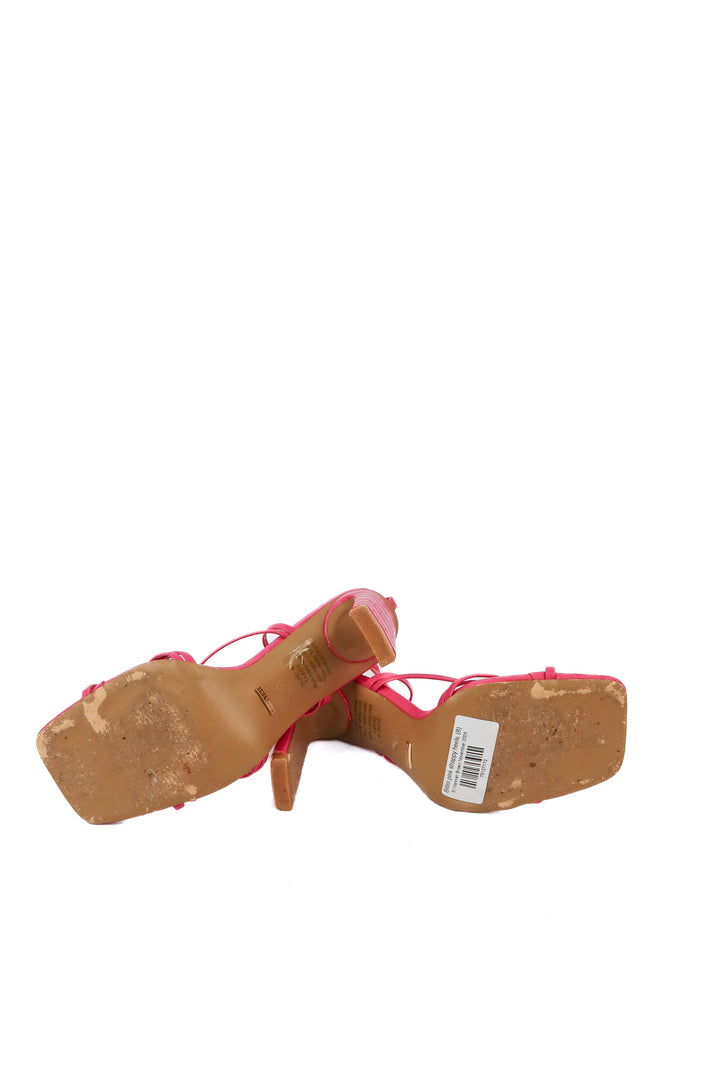 Billini pink strappy heels (8)